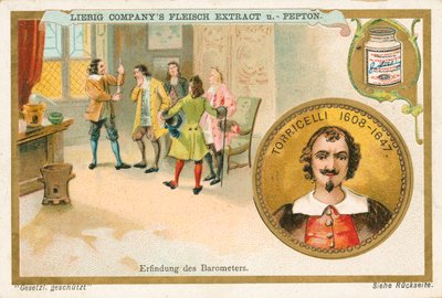 Torricelli, Liebig-Karte, frühes 20. Jahrhundert von European School