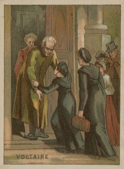 Voltaire, französischer Schriftsteller und Philosoph von European School