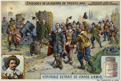 Wallenstein besucht die Verschanzungen vor Nürnberg, 1632 von European School