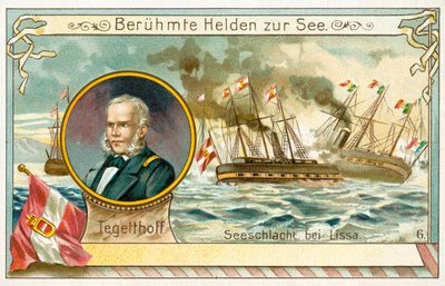 Wilhelm von Tegetthoff, österreichischer Admiral, und die Schlacht von Lissa von European School