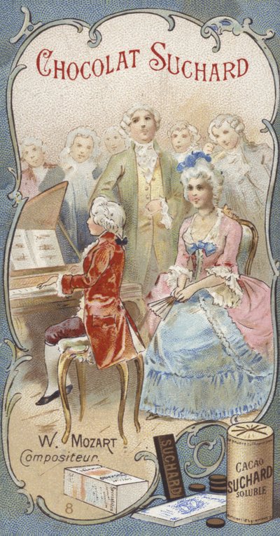 Wolfgang Amadeus Mozart, österreichischer Musiker und Komponist, als Kind von European School
