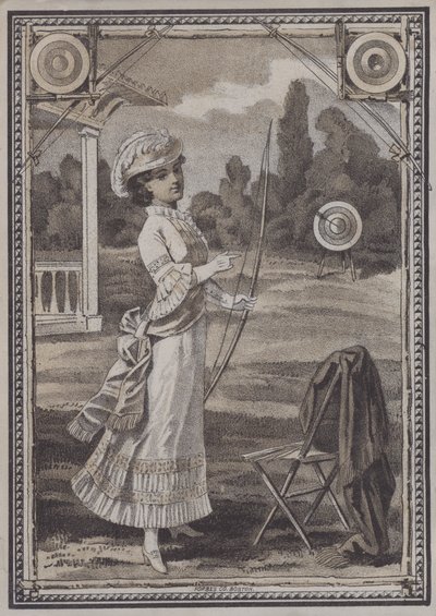 Frau beim Bogenschießen von European School