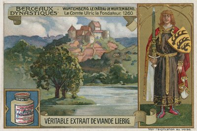 Württemberg: Burg Wirtemberg und Ulrich I., Graf von Württemberg, 1260 von European School
