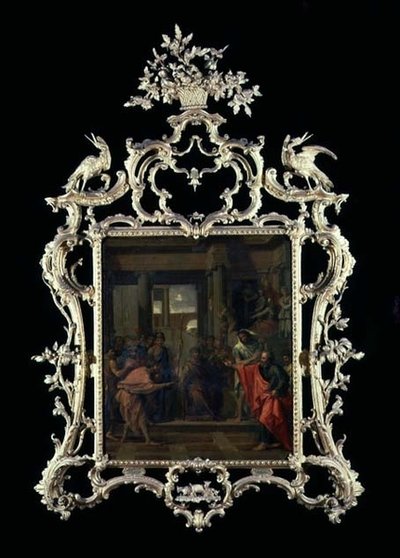 Zwei Philosophen streiten vor einem Kaiser von Eustache Le Sueur