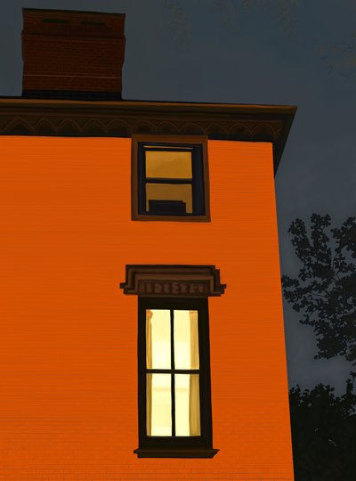 Oranges Gebäude, Brooklyn von Evan Sklar