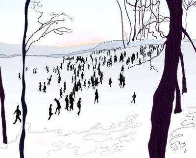 Prospect Park, Winter von Evan Sklar