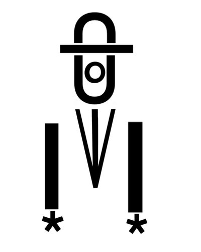 Der Sohn des Menschen, erstellt mit Typografie von Evan Sklar