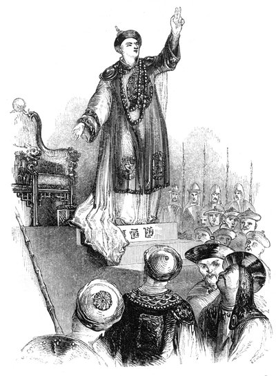 Das Gelübde des Kaisers, 18. Jahrhundert, 1847 von Evans