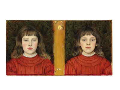 Porträts von Alice Mildred und Winifred Julia Spencer Stanhope, 1884 von Evelyn De Morgan