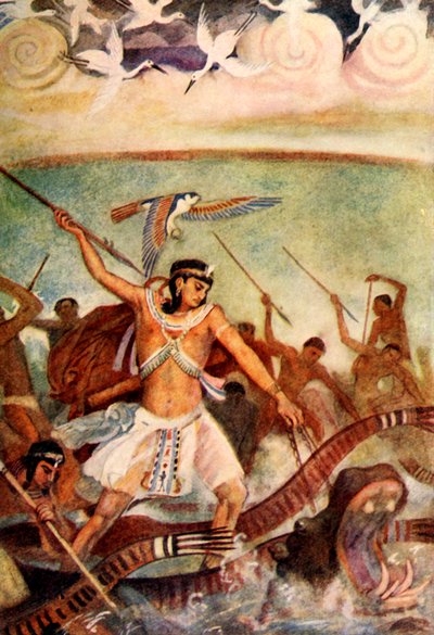 Horus im Kampf, 1915 von Evelyn Paul