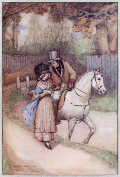 Illustration für Cranford von Mrs. Gaskell von Evelyn Paul