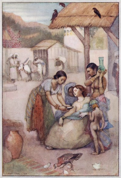 Illustration für Cranford von Mrs. Gaskell von Evelyn Paul