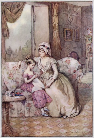 Illustration für Cranford von Mrs. Gaskell von Evelyn Paul