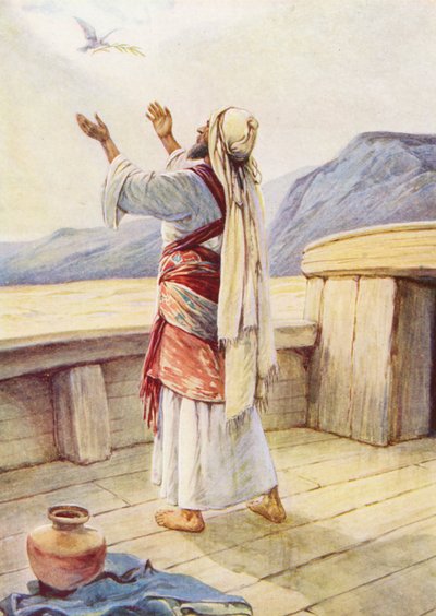 Noah und die Rückkehr der Taube von Evelyn Stuart Hardy