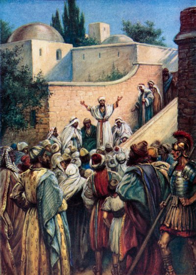 Petrus erzählt ihnen von Jesus von Evelyn Stuart Hardy