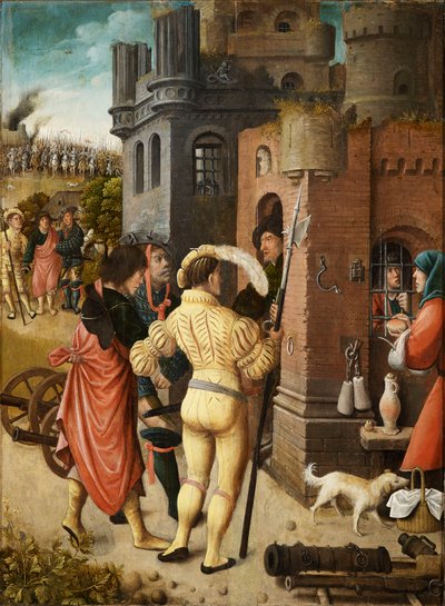 Szene aus dem Leben des Heiligen Rochus, 1517 von Everaert Orley
