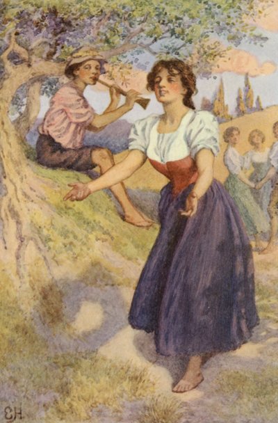 Illustration für Eine empfindsame Reise von Laurence Sterne von Everard Hopkins