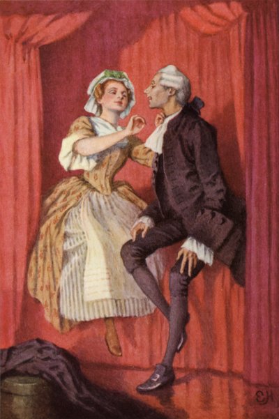 Illustration für Eine empfindsame Reise von Laurence Sterne von Everard Hopkins
