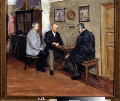 Die Dame-Spieler von Evgeniy Iosipovich Bukovetsky