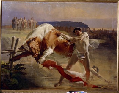 Die Kraftprobe von Jan Usmar von Evgraf Sorokine