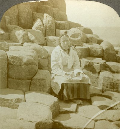 Im Wunschstuhl, Giants Causeway, Antrim, Nordirland von Excelsior Stereoscopic Tours
