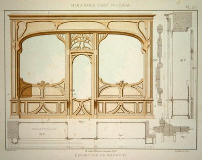 Entwurf für eine Ladenfront, Illustration aus 