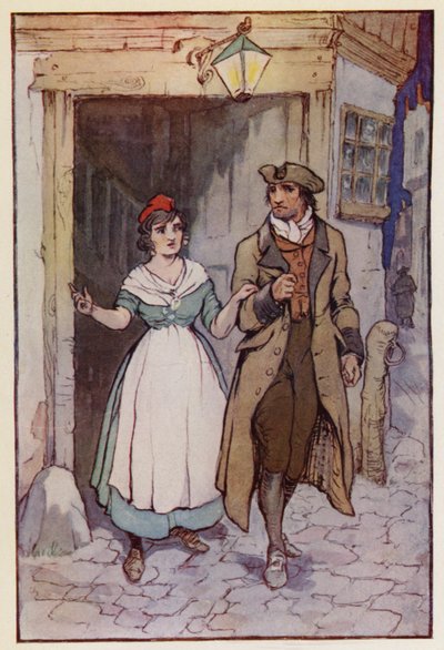 Illustration zu Eine Geschichte aus zwei Städten von Charles Dickens von F. M. B. Blaikie
