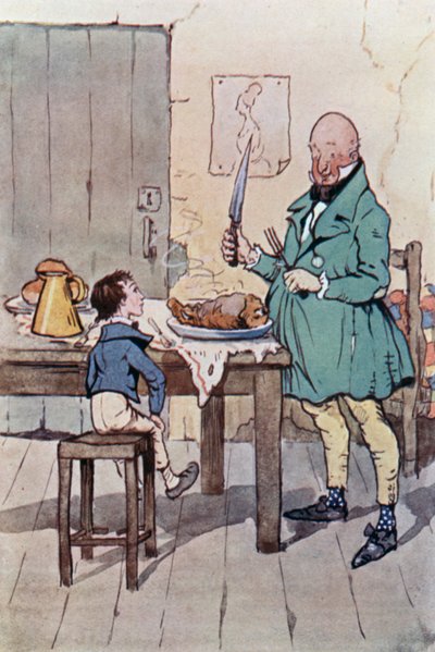 Illustration für David Copperfield von F. M. B. Blaikie