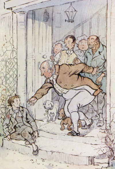 Illustration für Oliver Twist von F. M. B. Blaikie