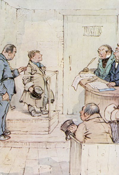 Illustration für Oliver Twist von F. M. B. Blaikie