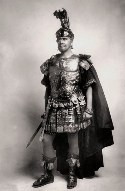 Herbert Beerbohm Tree, englischer Schauspieler von F. W. Burford