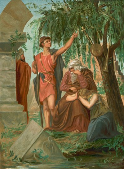 Juden in Babylon gefangen von F. Xumetra