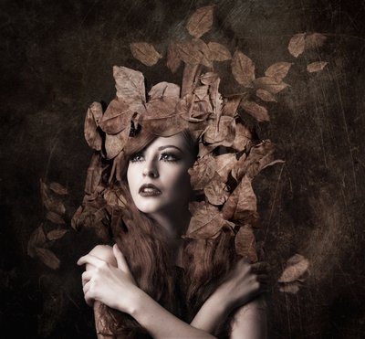 Herbstblattfrau von Faizal Besari
