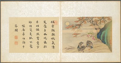 Album mit verschiedenen Themen, Blatt 8, 1600er Jahre von Fan Qi