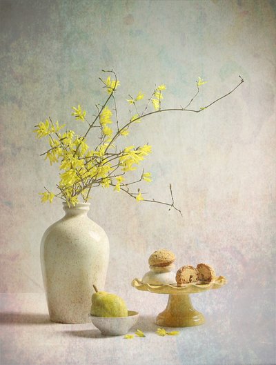 Gelbe Forsythienfreuden von Fangping Zhou