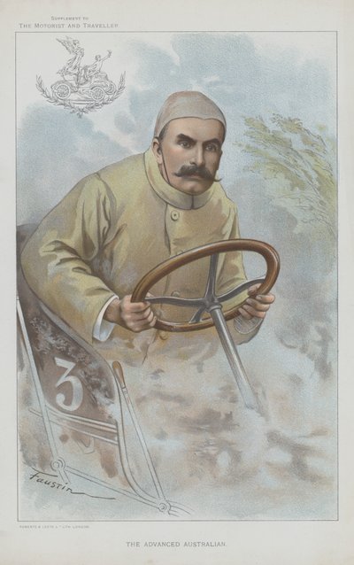 Selwyn Edge, australisch-britischer Rennfahrer von Faustin