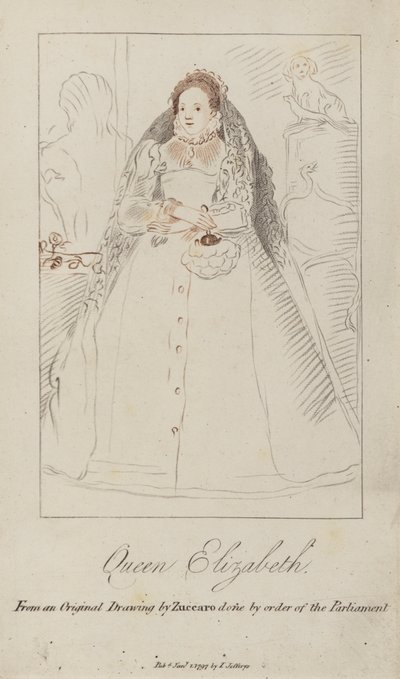 Königin Elisabeth I. von Federico (after) Zuccari or Zuccaro