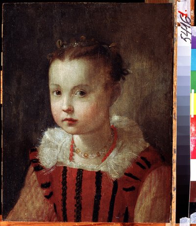 Porträt eines kleinen Mädchens von Federico Fiori Barocci or Baroccio