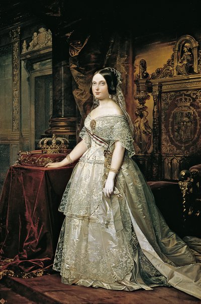 Isabel II von Spanien von Federico de Madrazo y Kuntz