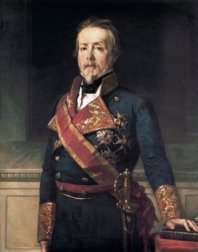 Porträt von Evaristo Fernandez de San Miguel y Valledor (1785-1862), spanischer Militäradliger und Politiker von Federico de Madrazo y Kuntz