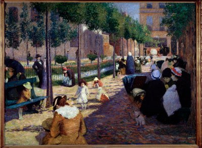 Ansicht des Antwerpener Platzes, Paris von Federigo Zandomeneghi