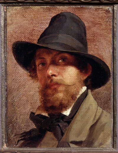 Selbstporträt von Fedor Andreevich Bronnikov