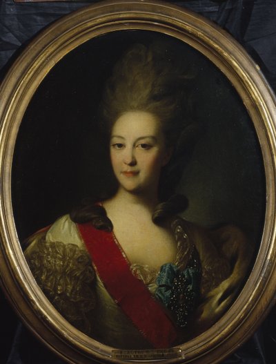 Porträt der Gräfin Ekaterina Nikolajewna Orlova, 1758-1781, ca. 1779 von Fedor Stepanovich Rokotov