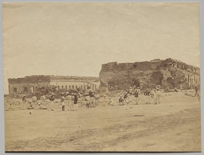Verschanzung von Generalmajor Sir Hugh Wheeler in Cawnpore von Felice A. Beato