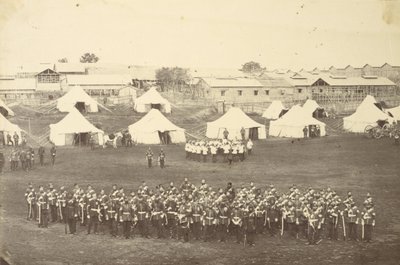 Gruppenporträt des Royal Marine Battalion von Felice Beato