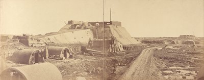 Innenansicht des Winkels des Taku Nordforts von Felice Beato
