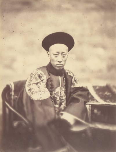 Porträt von Prinz Kung, Bruder des Kaisers von China, der den Vertrag unterzeichnete von Felice Beato