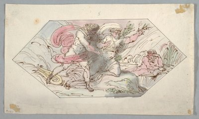 Apollo und Daphne, 1796–1798 von Felice Giani