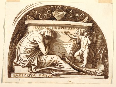Grabdenkmal für Leonida Spada, 1815 von Felice Giani
