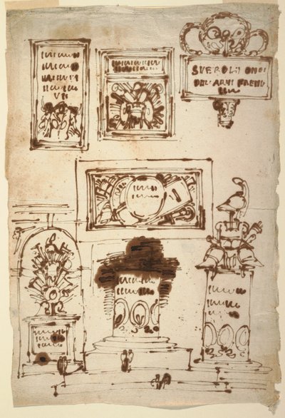 Gedenktafeln für die Familie Severoli, Faenza von Felice Giani